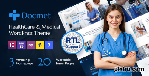 Themeforest - Docmet - HealthCare and Medical WordPress Theme 44270376 v1.1 - Nulled