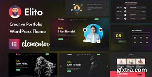 Themeforest - Elito - Creative Portfolio  WordPress Theme 37998918 v1.0.3 - Nulled