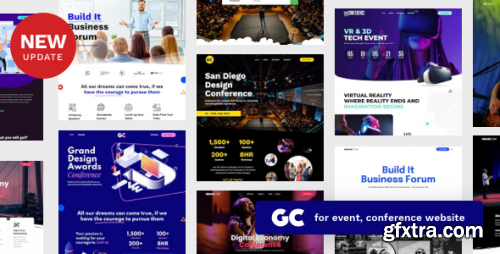 Themeforest - Grand Conference | Event WordPress 19560408 v5.1.6 - Nulled