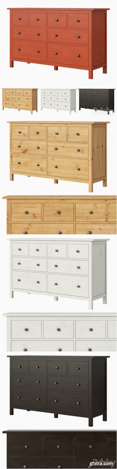 IKEA HEMNES 8-drawer dresser