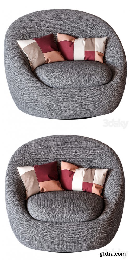 West Elm Cozy Swivel Chair