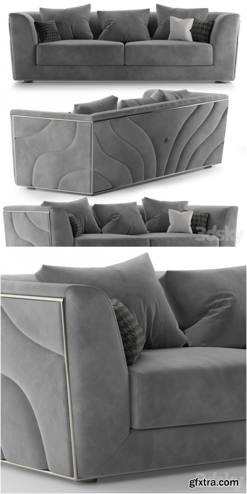 Infinity walnut sofa 