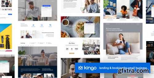 Themeforest - Kingo | Booking WordPress for Small Business 23385668 v2.6.10 - Nulled