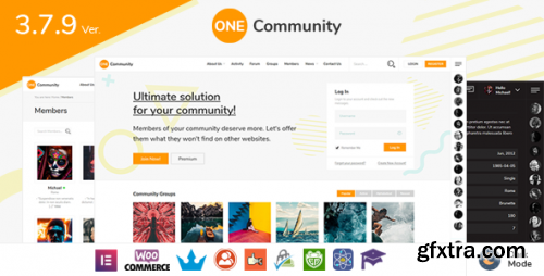 Themeforest - OneCommunity - BuddyPress Membership Theme 3713046 v3.7.9 - Nulled