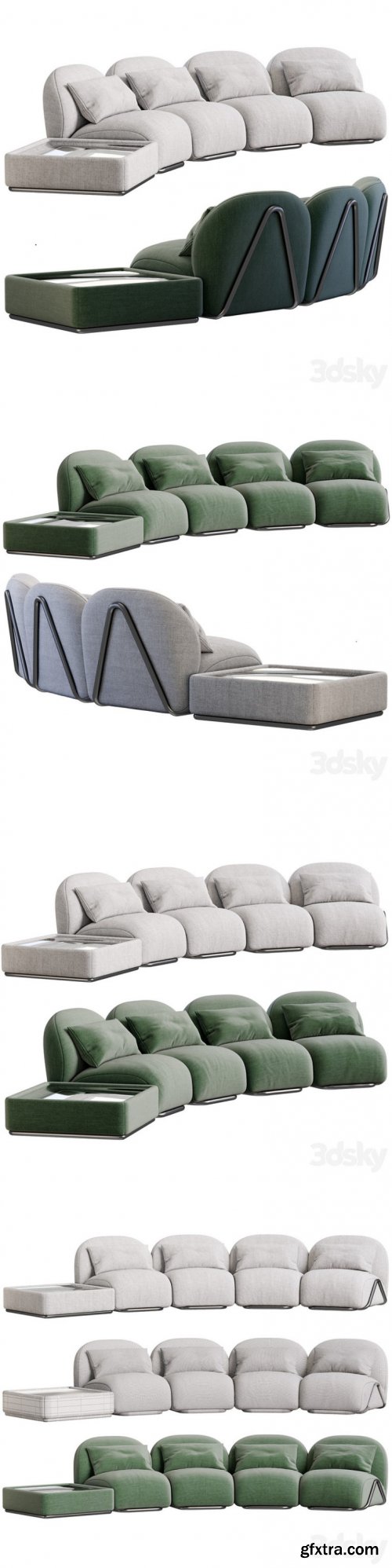 Sofa Victoria By Tacchini 