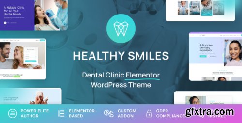 Themeforest - Healthy Smiles - Dental WordPress Theme 33615385 v1.1.0 - Nulled