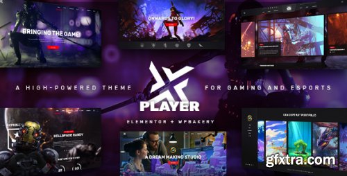 Themeforest - PlayerX - Gaming and eSports Theme 22200272 v2.1 - Nulled