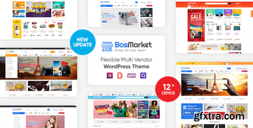 Themeforest - BosMarket - Flexible Multivendor Elementor WooCommerce WordPress Theme (12 Indexes + Mobile Layouts) 21207492 v2.0.18 - Nulled