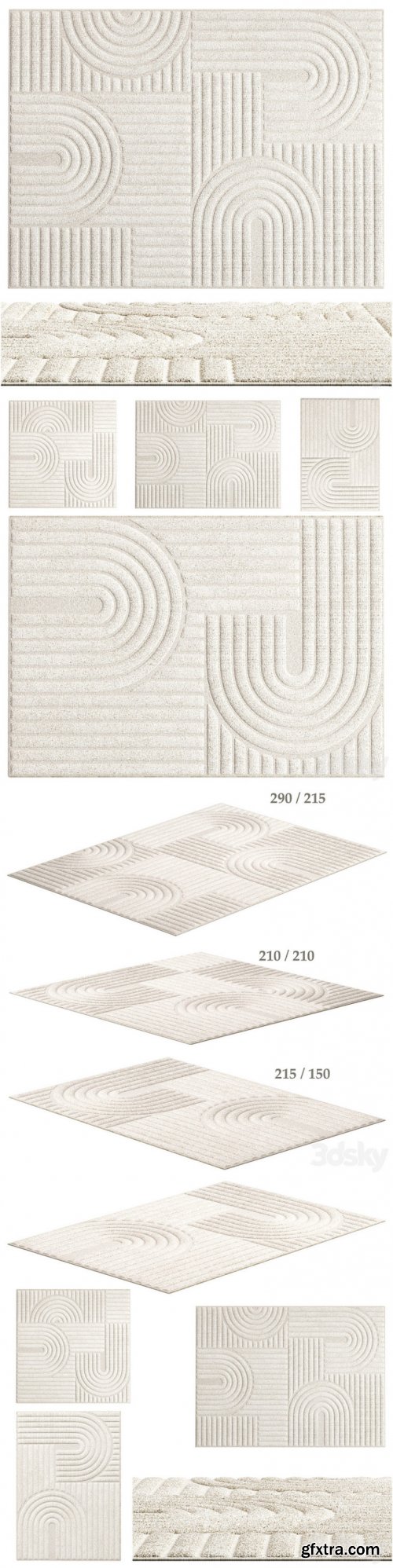 Carpet set Quincey 713 