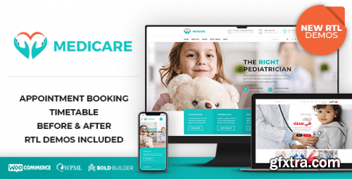 Themeforest - Medicare - Doctor, Medical &amp; Healthcare 14444927 v2.0.2 - Nulled