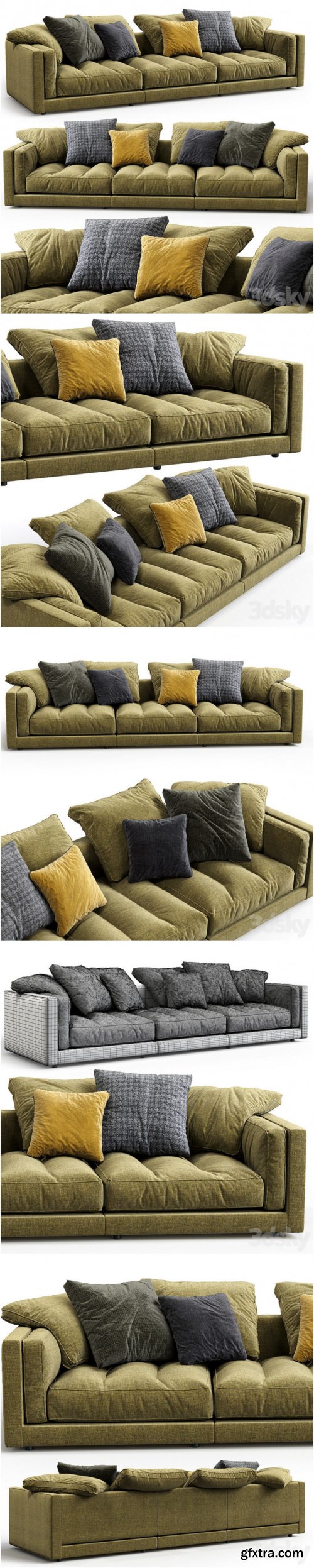 Flexform Sofa Lucien 