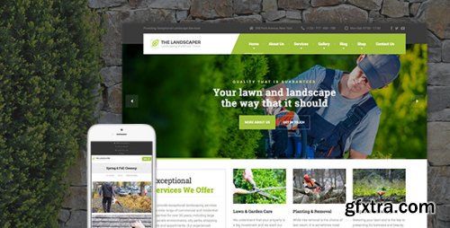 Themeforest - The Landscaper - Lawn &amp; Landscaping WP Theme 13460357 v3.3.1 - Nulled