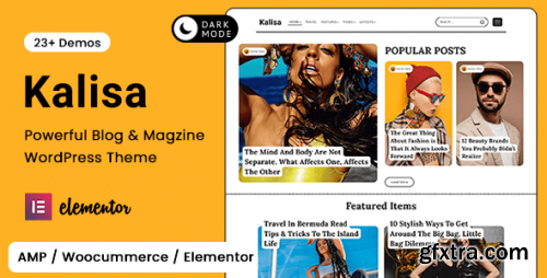 Themeforest - Kalisa | Blog &amp; Magazine WordPress Theme 44366228 v1.5 - Nulled