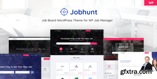 Themeforest - Jobhunt - Job Board WordPress theme for WP Job Manager 22563674 v2.0.1 - Nulled