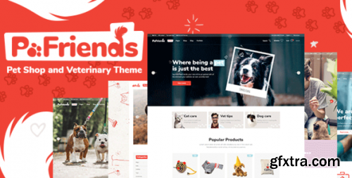 Themeforest - PawFriends - Pet Shop and Veterinary Theme 24555994 v1.3 - Nulled