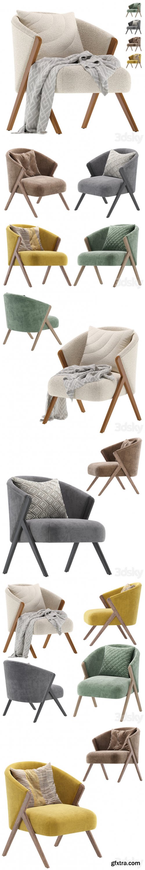 Upholstered Boucle Armchair Zara Home