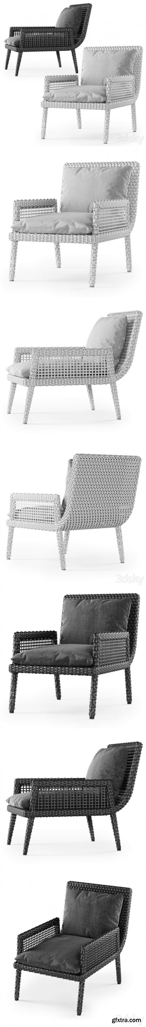 Rattan lounge chair DR51 Rattan chair 