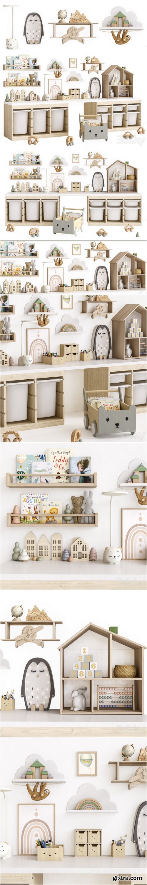 Toys, decor and furniture for nursery 1