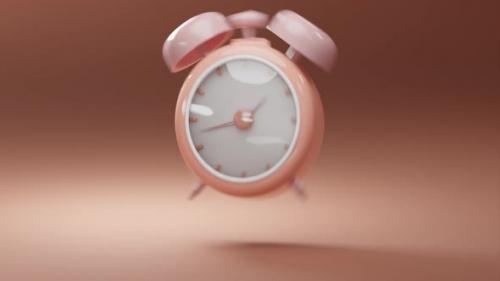 Videohive - 3D Alarm Clock Close-Up - 48068279 - 48068279