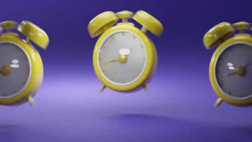 Videohive - 3D Alarm Clock Close-Up - 48068281 - 48068281