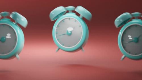 Videohive - 3D Alarm Clock Close-Up - 48068282 - 48068282