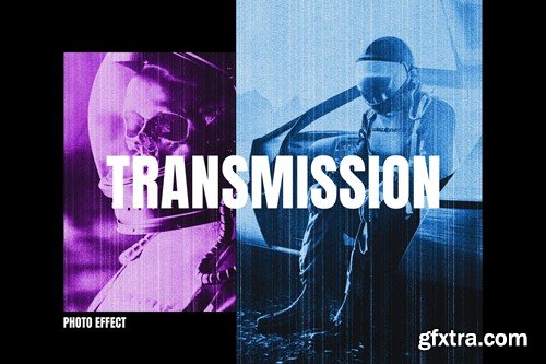 Transmission Poster Photo Effect 7FKM5DY