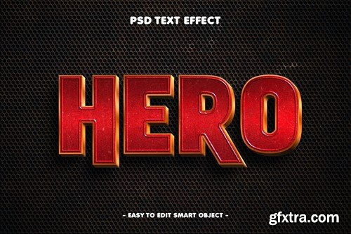 Hero Stylized 3D Text Effect 6W3QTLR