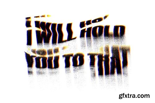 Grunge Displacement Text Effect YSXRWES