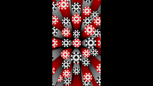 Videohive - Vertical video moving poker chips loop animation background - 48070225 - 48070225