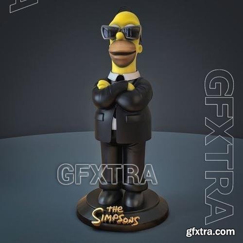 Simpsons MIB &ndash; 3D Print Model