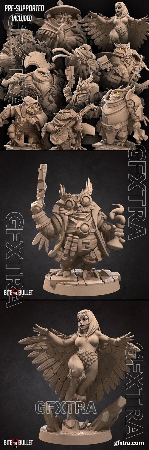 Bite the Bullet - Owlfolk August 2023 &ndash; 3D Print Model