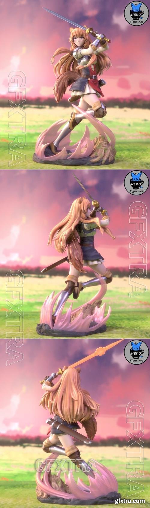 Neko Figurines - Raphtalia (Shield Hero) &ndash; 3D Print Model