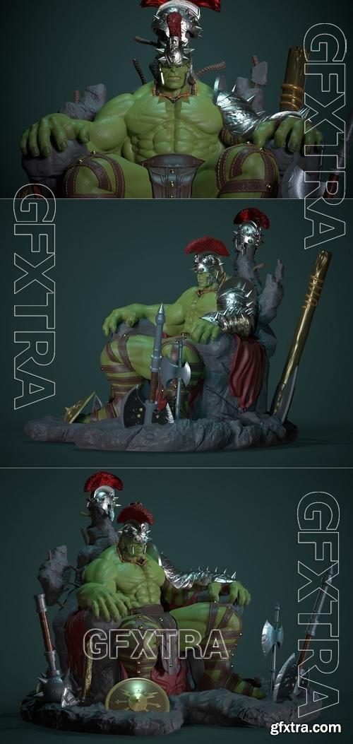 Hulk Throne &ndash; 3D Print Model