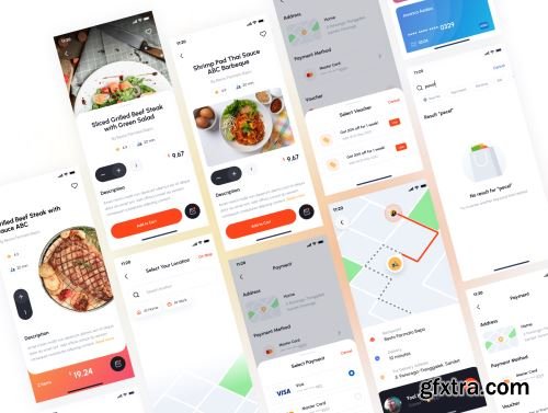 Lezatos - Food Delivery Apps Ui8.net