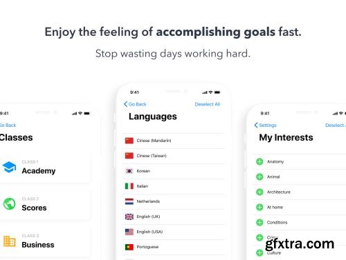 Language App iOS Ui8.net