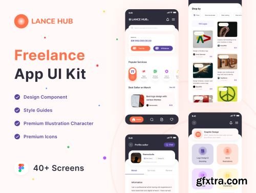 Lance Hub UI Kit Ui8.net