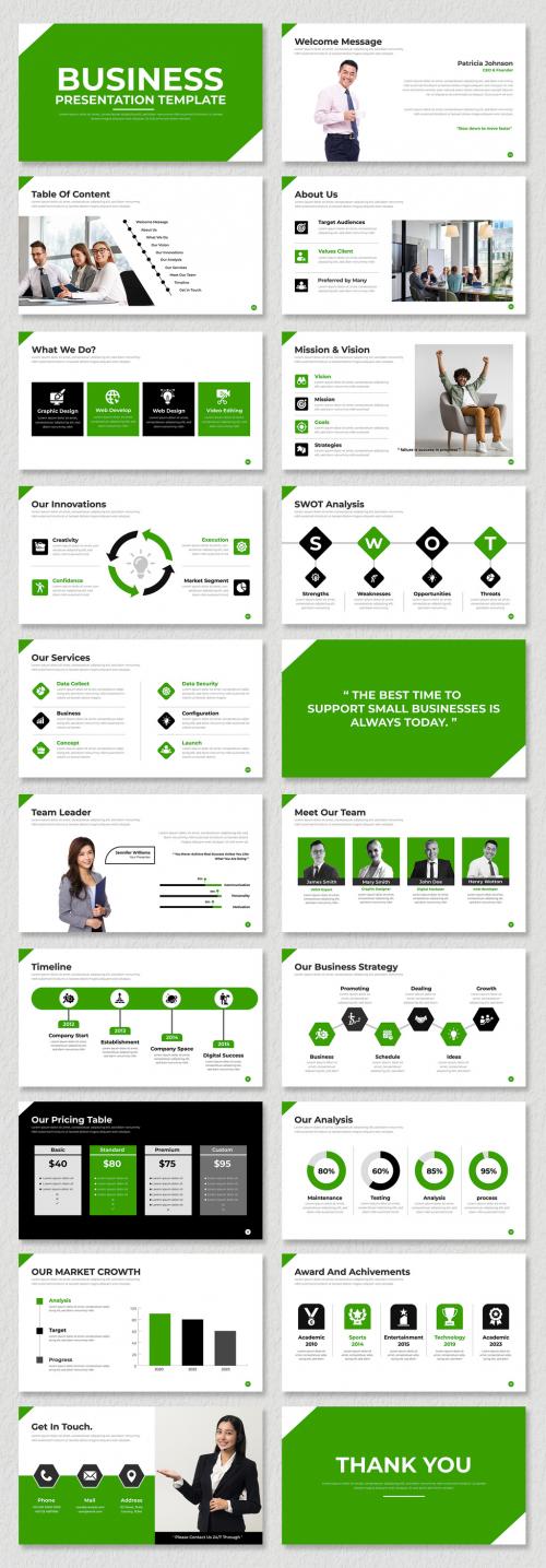 Business Presentation Template 646786673