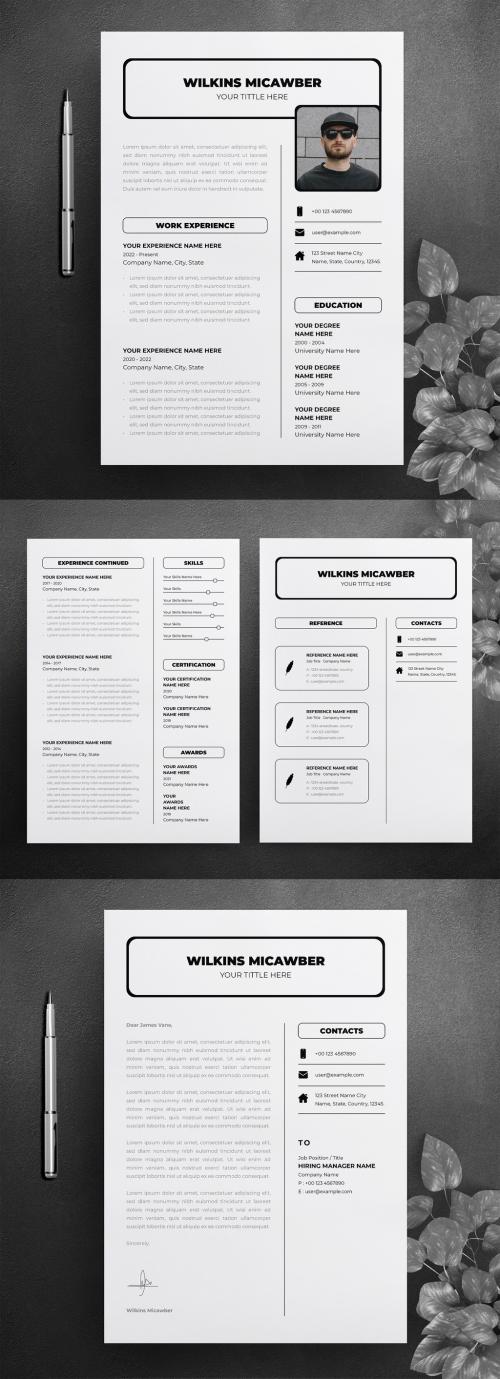 Professional Resume Design Template 646766536