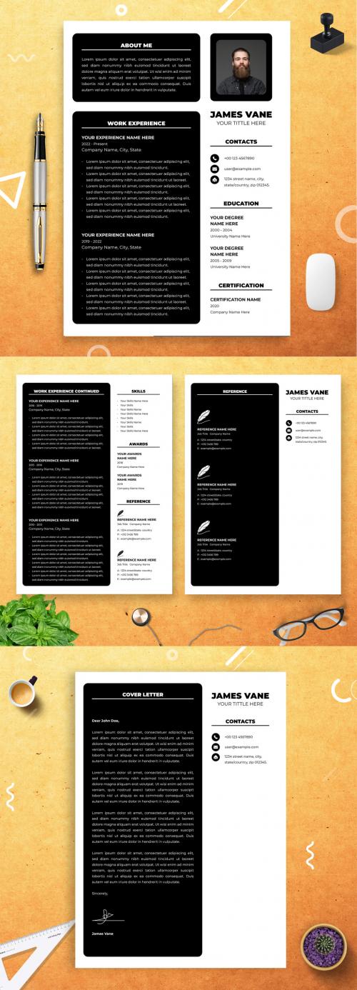 Digital Resume Template 646766377