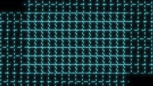 Videohive - Futuristic High Tech Gird Animation Background. Loop Animation Of Grid.digital Grid Animation Data H - 48078354 - 48078354