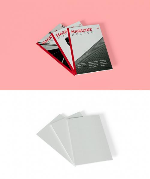 Magazine Set Mockup 646304482