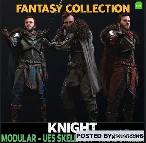 Modular Knight - Male Humans - Fantasy Collection v5.1