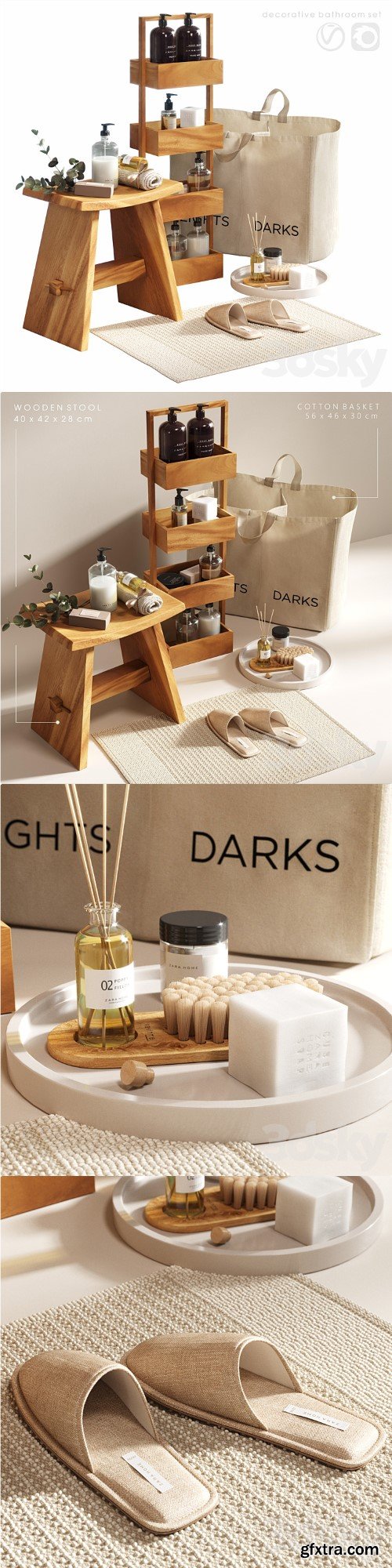 ZARA HOME bathroom set