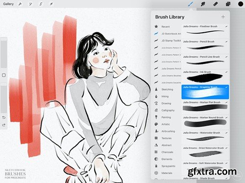 Sketchbook Procreate Brushes Mixed Media Sketch WJES7WZ