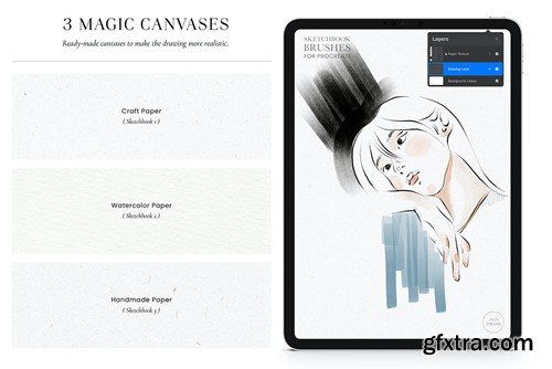 Sketchbook Procreate Brushes Mixed Media Sketch WJES7WZ