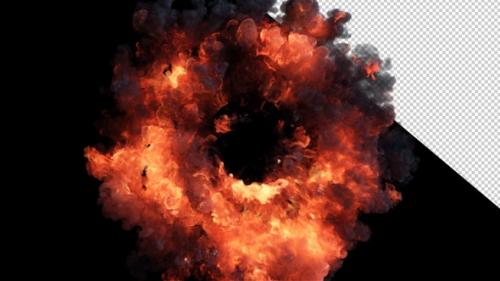 Videohive - Fire Vortex Explosion - 48099467 - 48099467