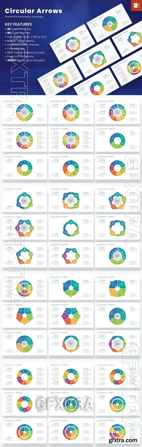 Circular Arrows PowerPoint Templates ZLUKYDX