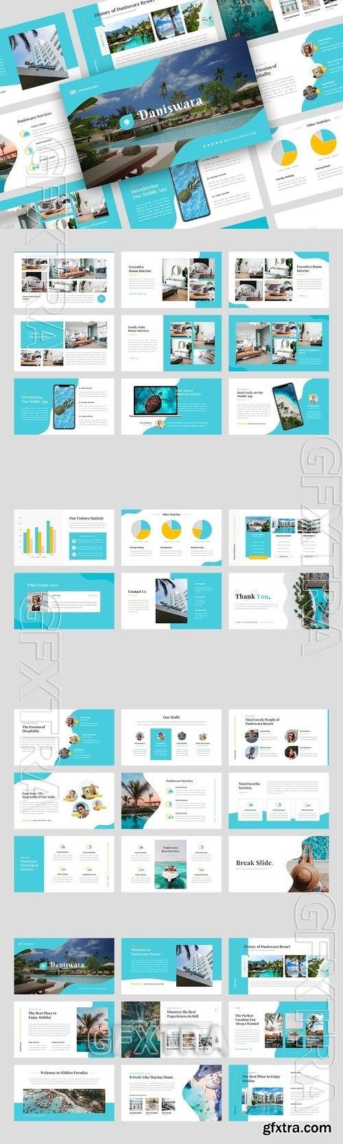 Daniswara - Hotel and Resort PowerPoint Template 7FNKWGV