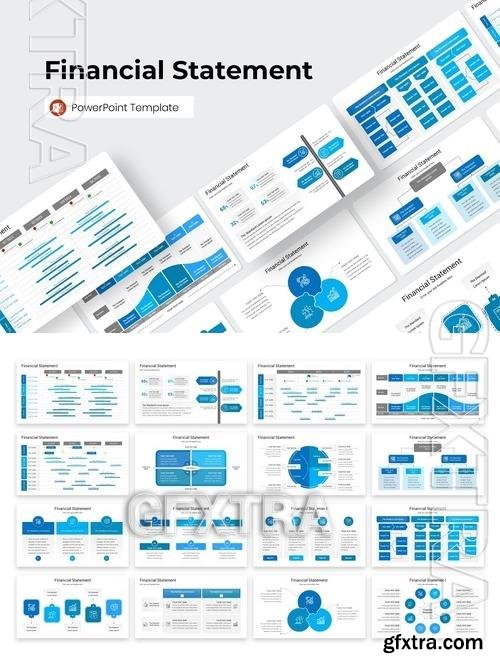 Financial Statement PowerPoint Template 4PCHWB2