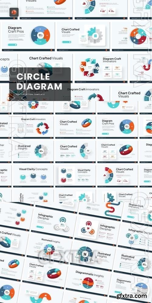 Business Circle Infographic PowerPoint Template 9GL7PZP